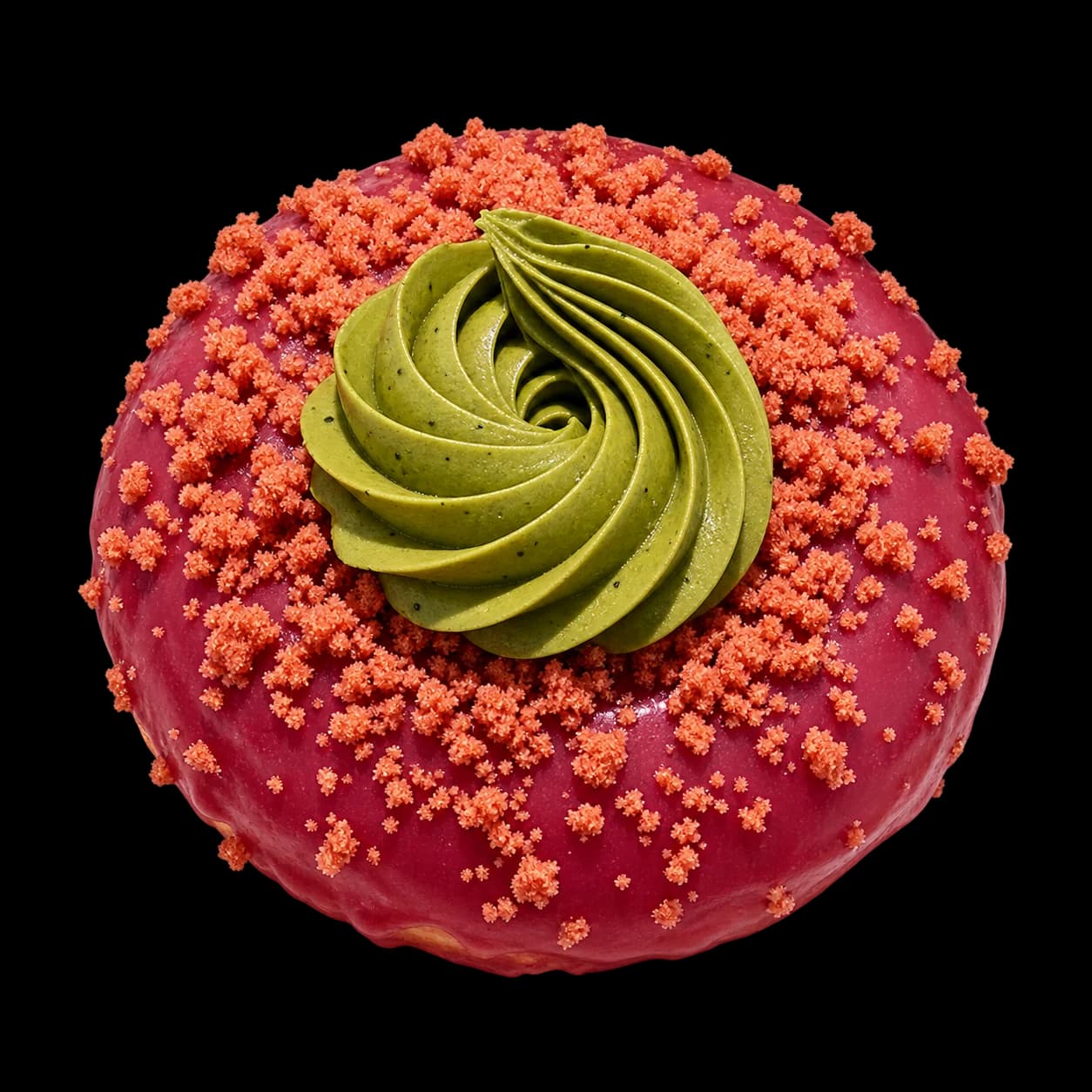 Strawberry Matcha Donut